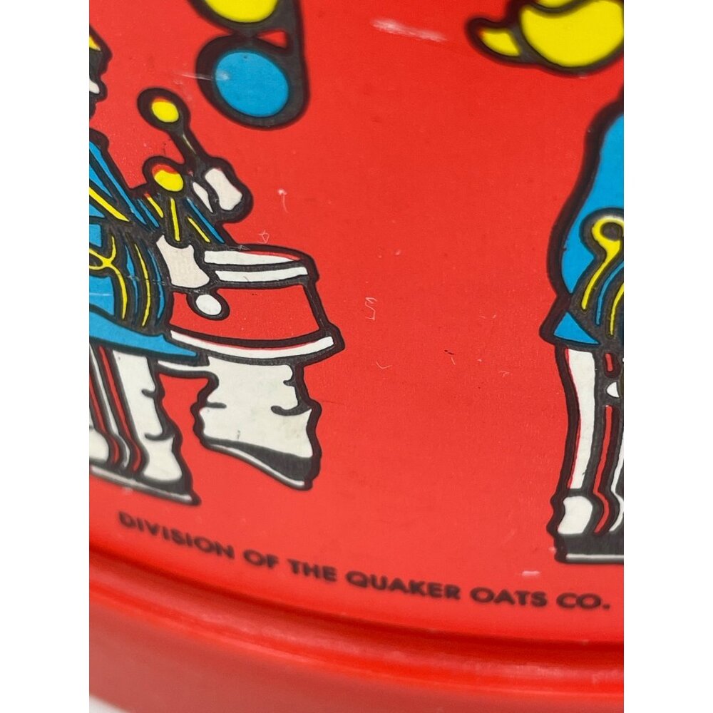 Vintage Fisher-Price Plastic Toy Drum Yellow Handle Marching Band Graphics 1979 - Picture 8 of 16